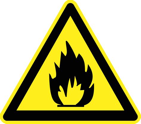 Hazard Symbol Fire Safety Warning Sign Png Clipart Area Images And
