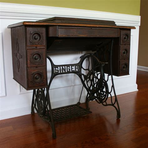 Vintage Singer Treadle Sewing Machine Table. RESERVED FOR