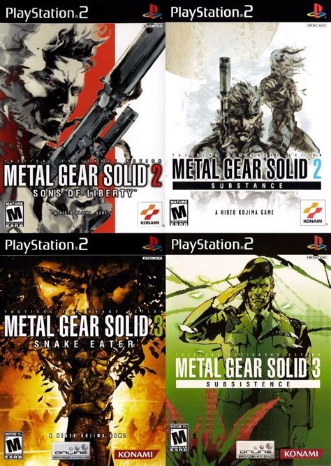 Metal Gear Solid 2 3 Ps2 Kit 4 Jogos Play Station 2 Guerra R 2499