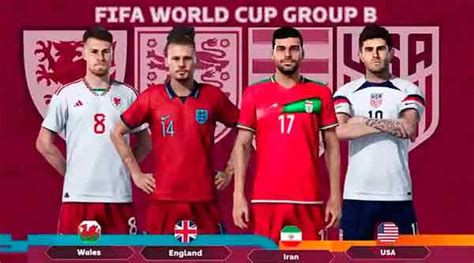Pes Filesru On Twitter Pes 2021 Kits Fifa Wc Qatar 2022 Group B By