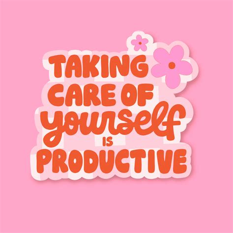 Take Care Of Yourself Sticker Ally Blaire Co