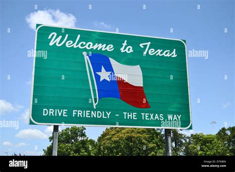 Texas Road Sign Stock Photos And Texas Road Sign Stock Images Alamy