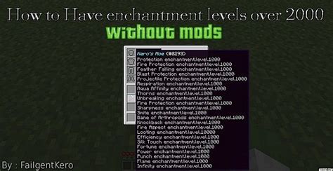 Enchantment tables allow you to use your xp levels to add a special ability to your weapons, tools and armour. How to get enchantment level 1000+ Minecraft Blog