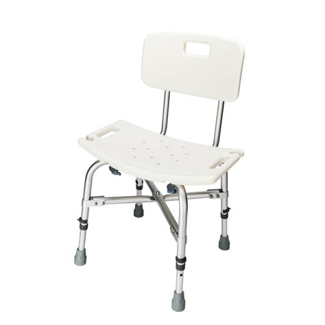 Ktaxon Bath Chair Bath Bench Shower Stool Backrest Adjustable Heavy