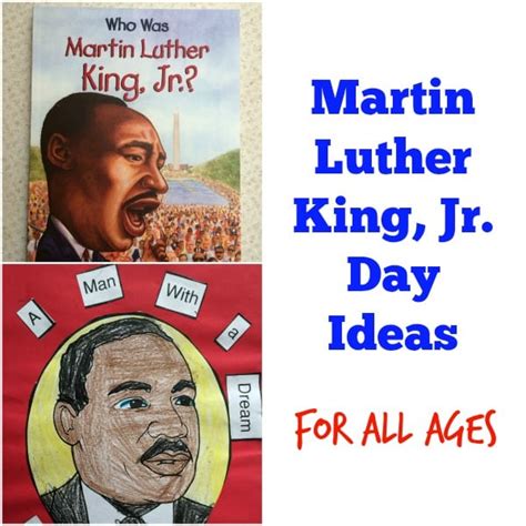 It has been a federal holiday since 1986. Martin Luther King, Jr. Day ideas for kids of all ages ...