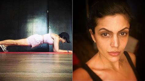 Mandira Bedi Raises Fitness Ambitions Flaunts Ripped Calf Muscle Tissue At Plank Session