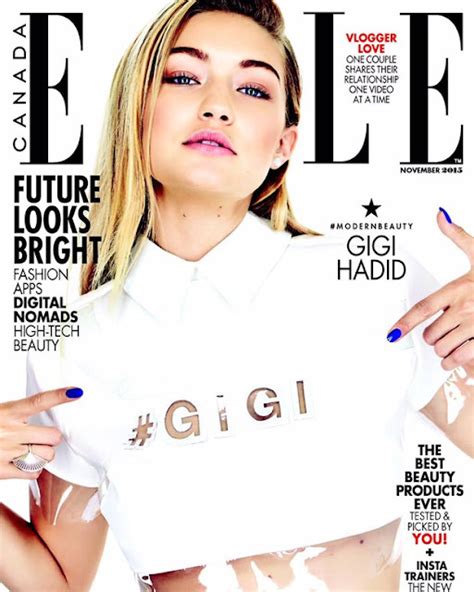 Cover Girl Gigi Hadid Fashionably Fly