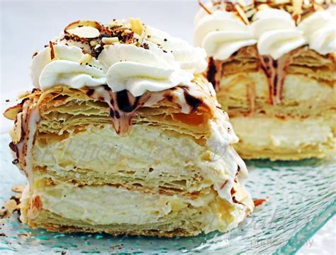 Gâteaux Mille Feuille Gretchens Bakery Pastry Makanan Penutup