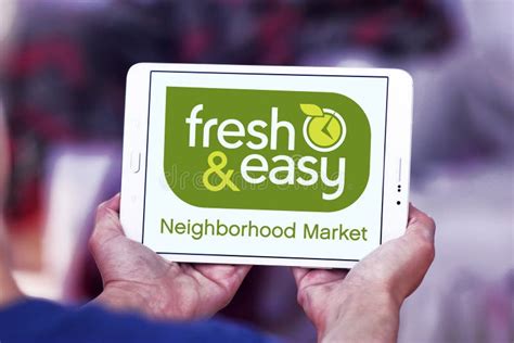 Fresh And Easy Grocery Stores Logo Editorial Image Image Of Company