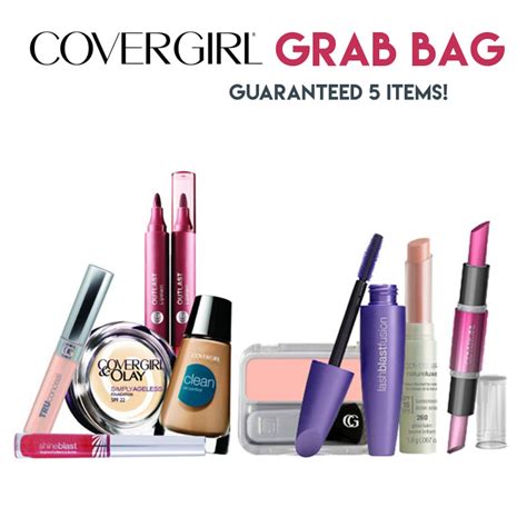 Covergirl Cosmetics Grab Bag 5 Items Guaranteed Just 249 Per Piece