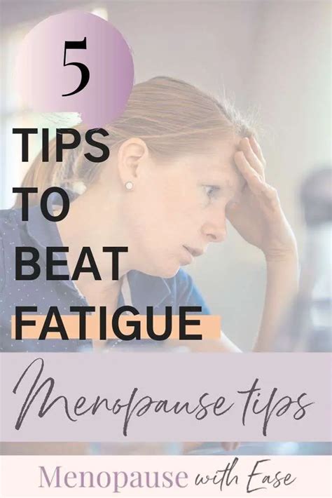 How To Fight Menopause Fatigue FatigueTalk Com