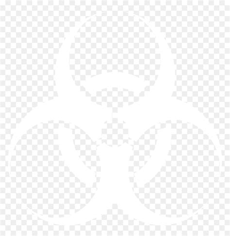 Biohazard Symbol Clipart Mold Transparent White Biohazard Symbol Hd