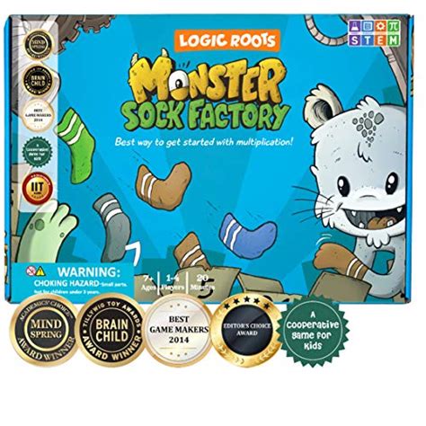 Share your email to enter. Logic Roots Monster Sock Factory Multiplication and ...