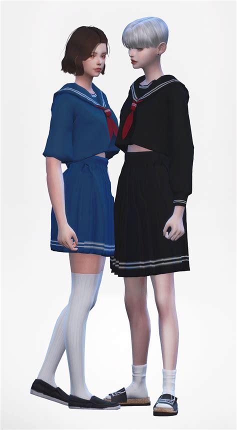 Shendori Sailor Uniform The Sims 4 Download Simsdomination
