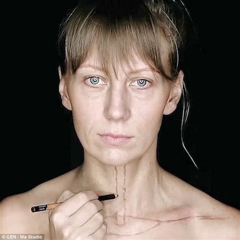 Body Makeup Artist Mirjana Milosevics Creepy Jack In The Box