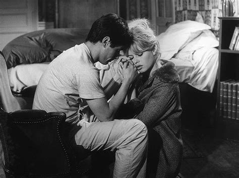 The Milanese Sami Frey and Brigitte Bardot in La verité Directed by