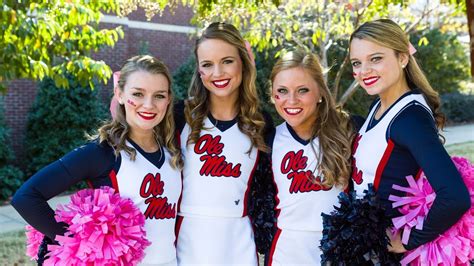 Ole Miss Spirit Squads 2016 2017 Rebelettes Cheer And Junior Rebels
