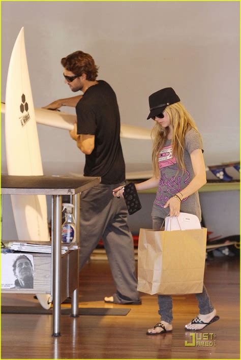 Avril Lavigne And Brody Jenner Surfboard Sweeties Photo