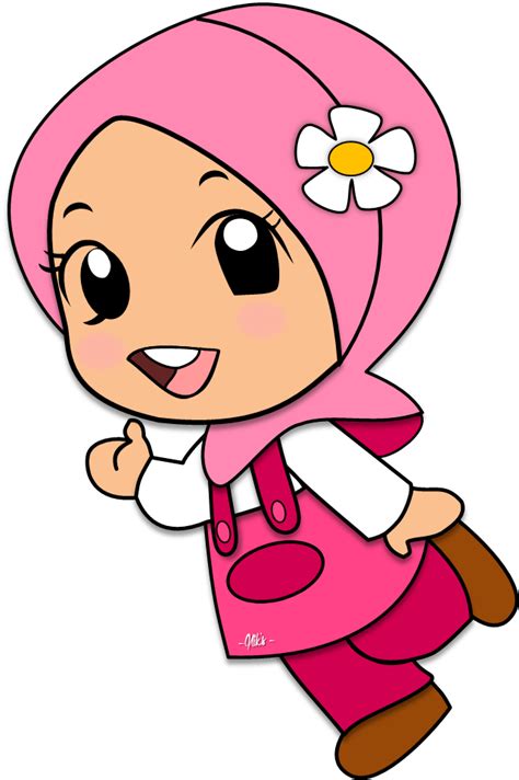 Gambar Kartun Anak Muslim Png Hijabfest