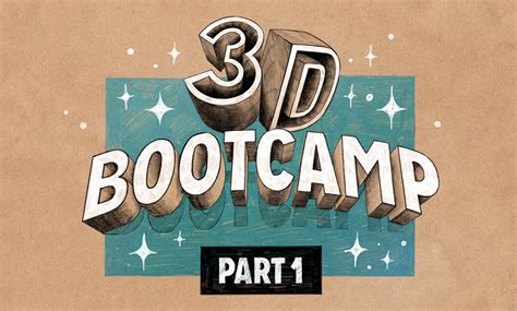 3D Lettering Bootcamp – Part 1 | Stefan Kunz