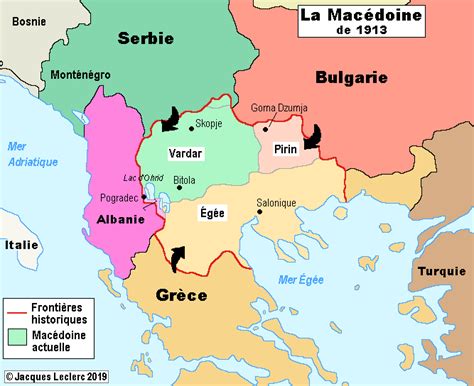 Carte De La Macédoine Voyages Cartes