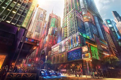 Japanese Anime City Wallpapers Top Free Japanese Anime
