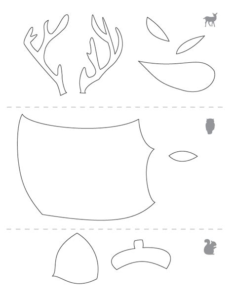 Animal Shapes To Cut Out Printable Templates For Kids