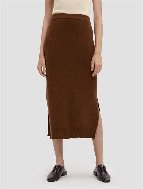 Belted Midi Skirt Womens Skirt Lattelierstore
