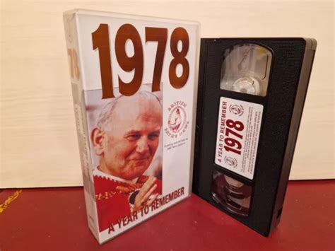 1978 A Year To Remember British Pathe News Pal Vhs Video Tape