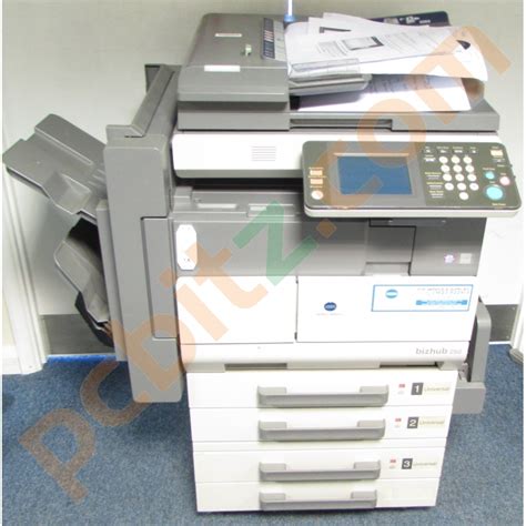 Click peripheral drivers tab to enter the peripheral drivers section. Konica Minolta BizHub 250 Photocopier Printer (Works but ...