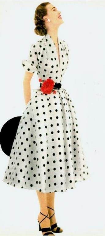 70 Best Ideas For Fashion Retro 1950s Polka Dots Vintage Dresses 50s