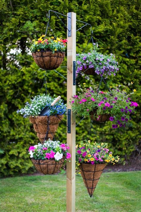 Diy Stand For Hanging Baskets Pictures Photos And Images