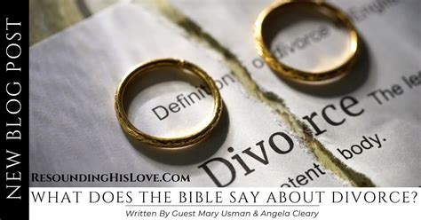 What Does The Bible Say About Divorce 30 Best Verses