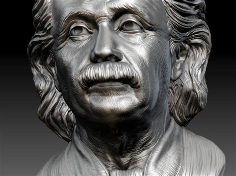 Albert Einstein Sculpture Memorial Bust Custom Monument Statue 178