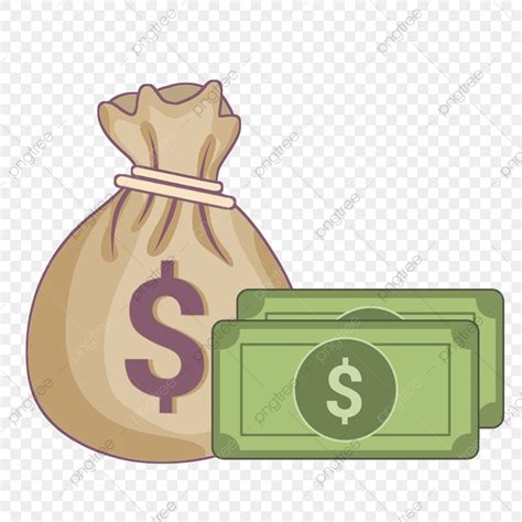 Gambar Ilustrasi Uang Dolar Dolar Uang Clipart Uang Png Transparan