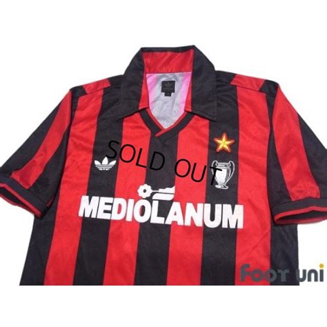 Ac Milan 1990 1992 Home Reprint Shirt Online Shop From Footuni Japan