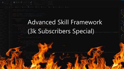 Advanced Roblox Skill Framework Not For Beginners Part 1 Youtube