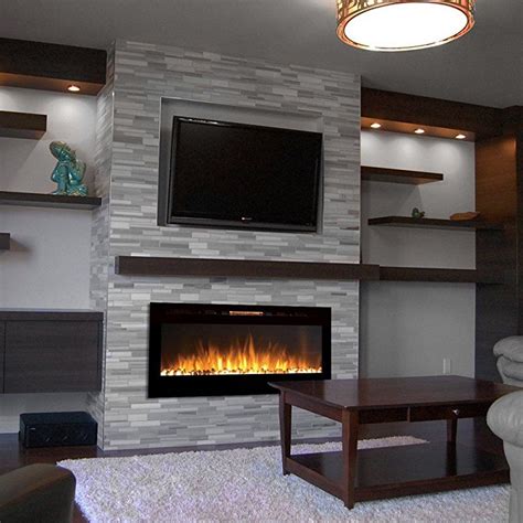 A Wall Mounted Electric Fireplace Is The Best Solution For Creating A