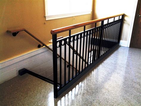 Check spelling or type a new query. Wrought Iron Railing with decorative wood cap rail | Wood ...
