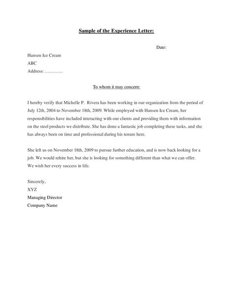 I am enthusiastic and willing to learn. New Job Experience Letter | Certificate templates