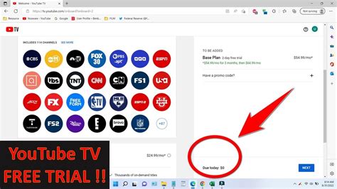 Tutorial How To Get Free Trial Youtube Tv Youtube