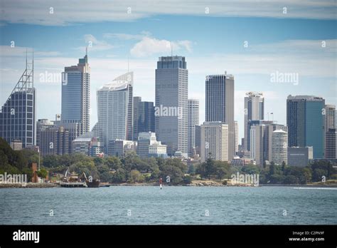 Skyline Of City Centre Sydney New South Wales Australia As See From