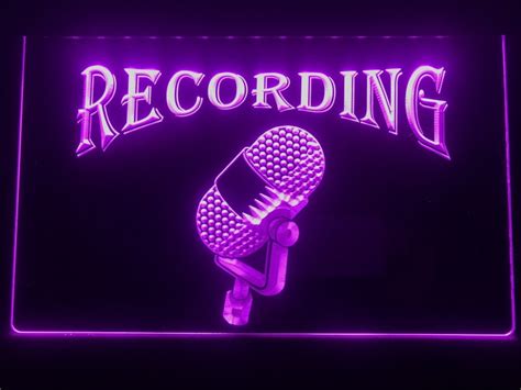 Recording studio lights On AIr led lighted sign - Light Signs Cave