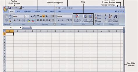 Mengenal Lembar Kerja Microsoft Excel 2007 Sahabatpemula Com Vrogue