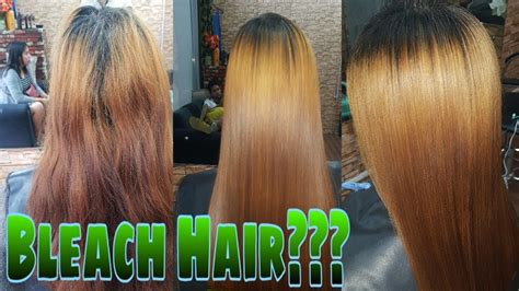 When you bleach hair, the goal is to lighten it and remove color. HOW TO REBOND ON BLEACH HAIR - YouTube