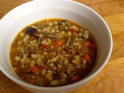 This barley soup is filling, contains very simple ingredients that are common and readily available. Homemade Beef and Barley Soup