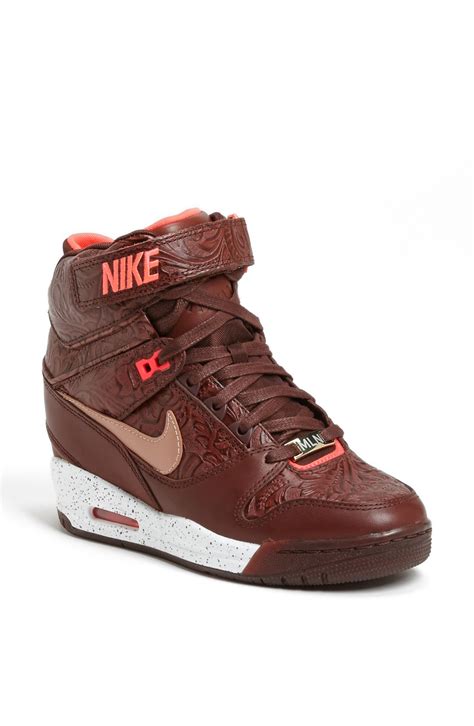 I miss waking up early, when it's still dark outside. Nike Air Revolution Sky Hi Hidden Wedge Sneaker in Brown ...