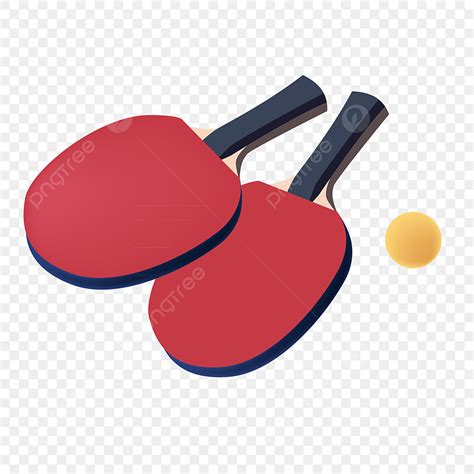 Table Tennis Racket Clipart Hd PNG Hand Painted Table Tennis Racket Illustration Table Tennis