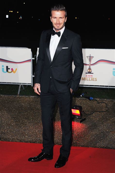 10 December David Beckham Was Dapper As Ever At The Sun Military Awards