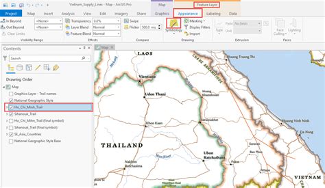 操作方法在 ArcGIS pro 中添加自定义箭头